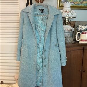 Etcetera Light Blue Teddy Jacket
